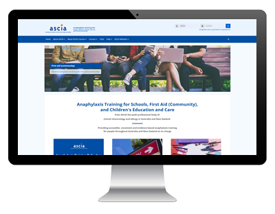 ASCIA anaphylaxis e-training first aid community